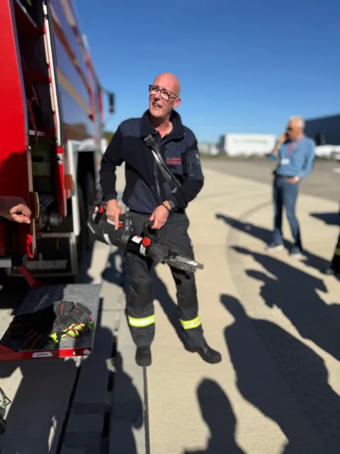 An insight into the work of the airport fire service