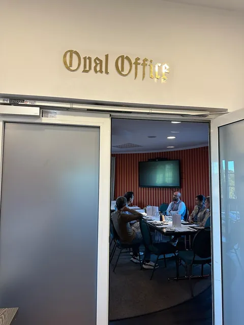 Our social evening in the Oval Office
